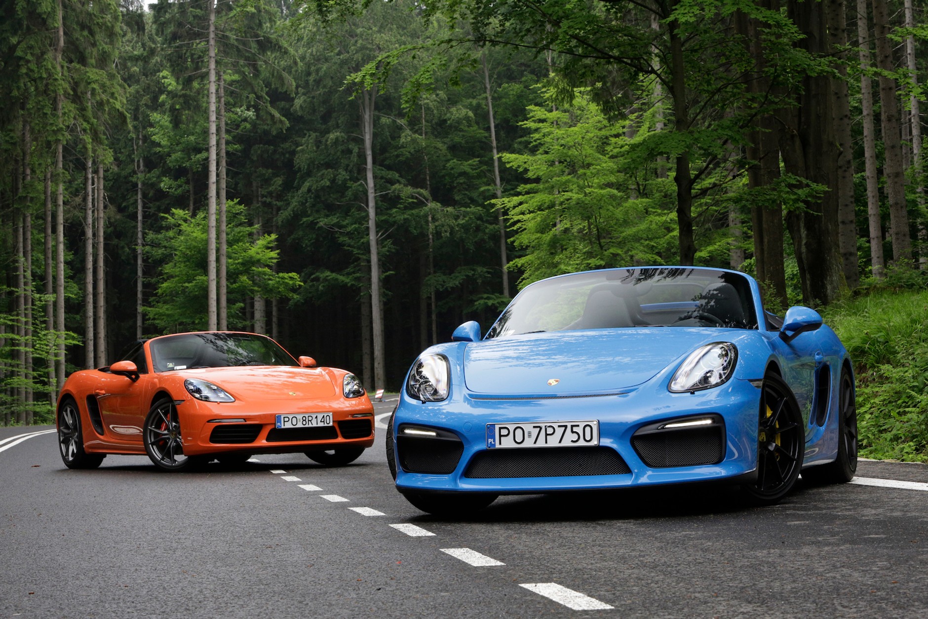 Porsche Boxster Spyder kontra Porsche 718 Boxster S