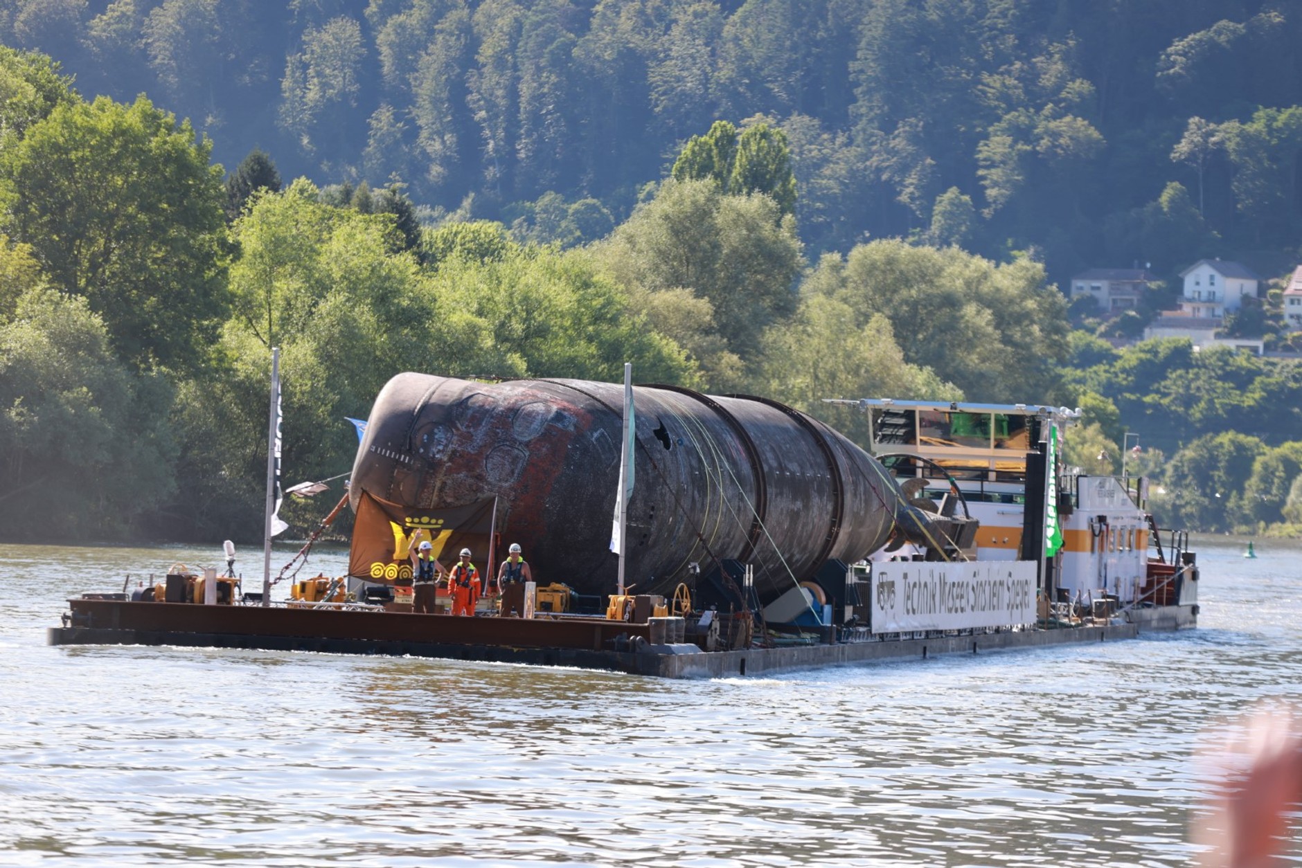 Transport okrętu podwodnego U17