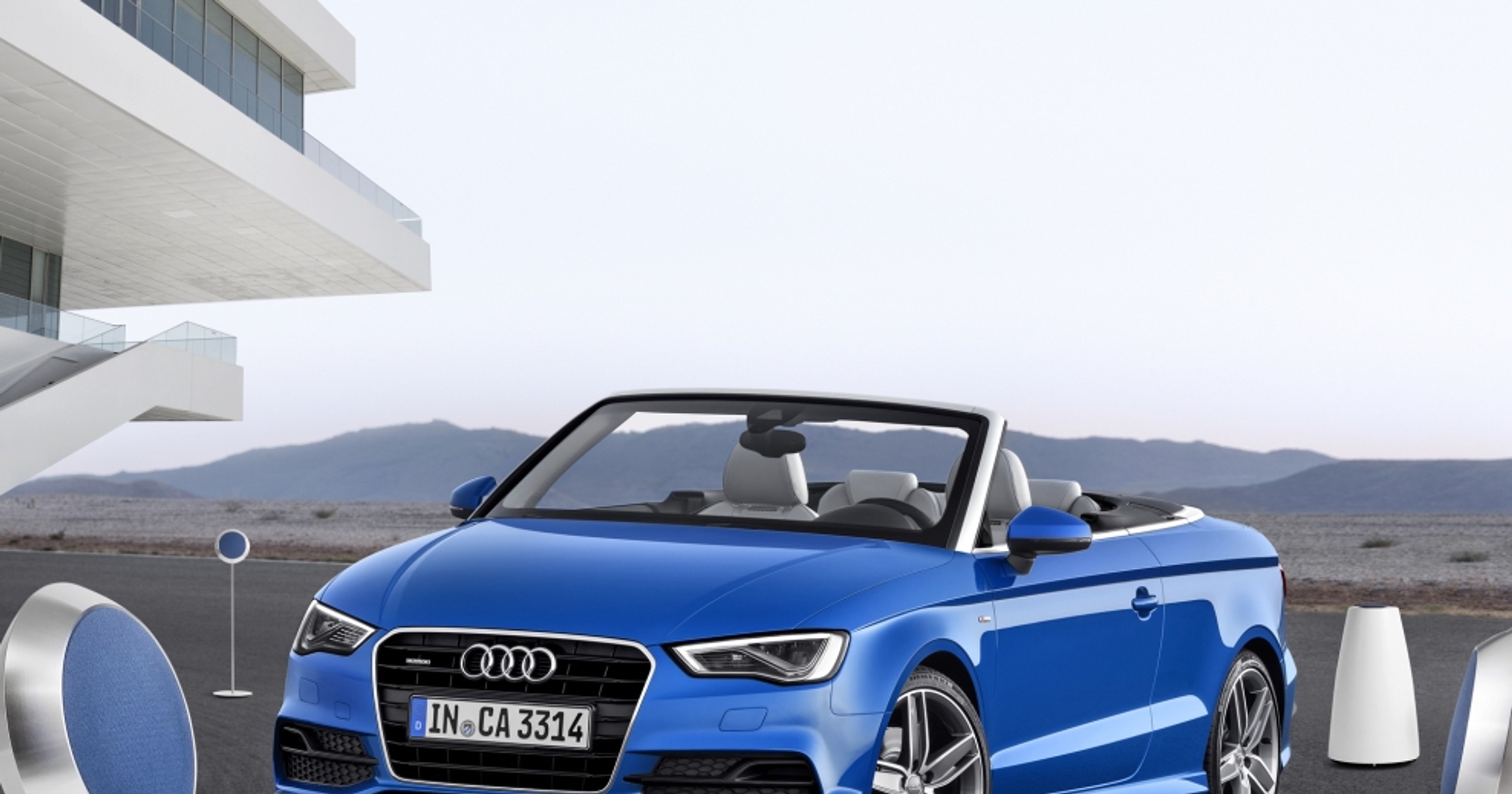 Kolejnym modelem, na którym skupili się projektanci z Bang &Olufsen jest kabriolet na bazie nowego Audi A3. 