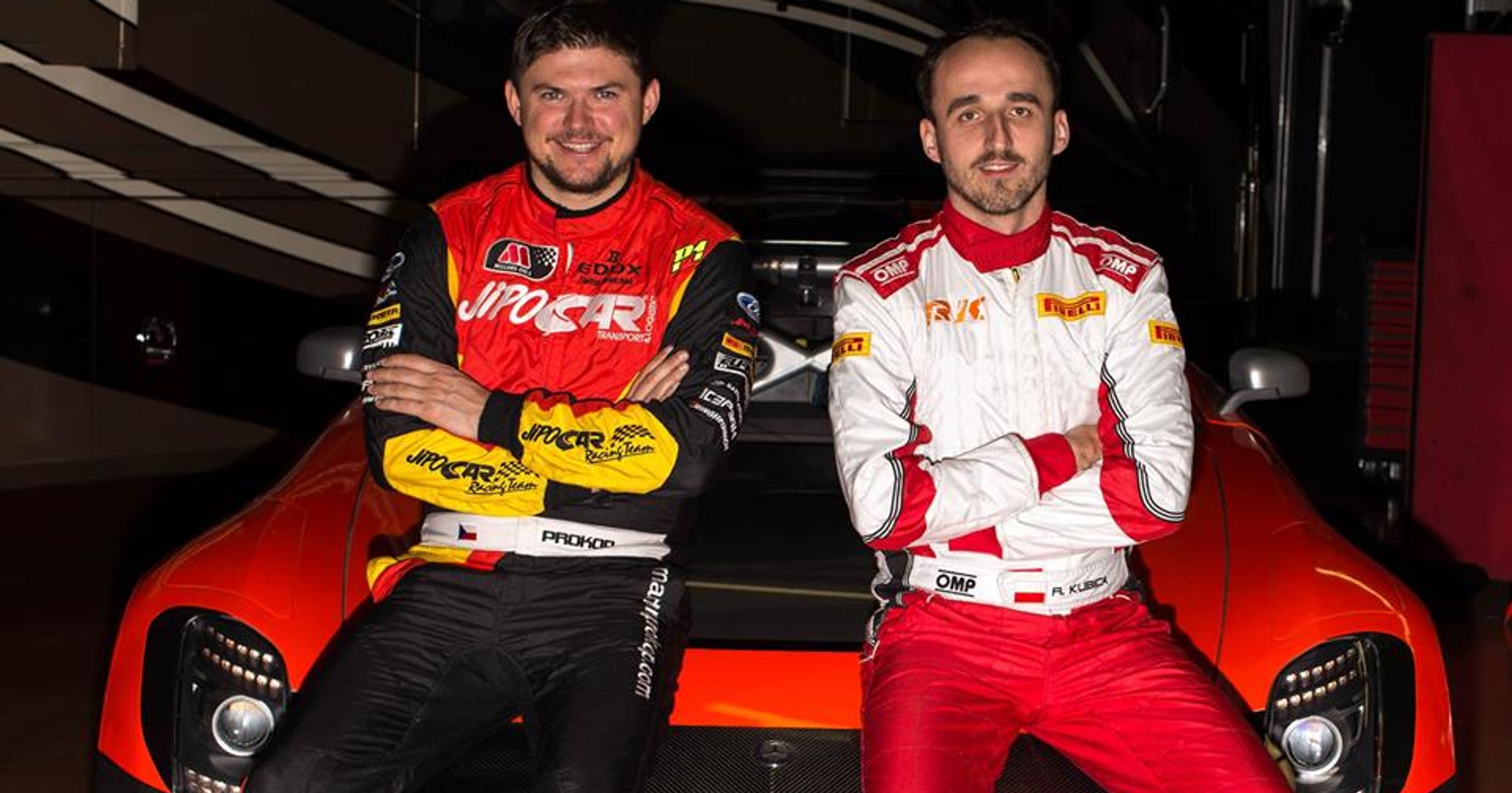 Martin Prokop i Robert Kubica