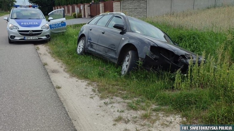 Finał ucieczki przed policją (Solec; województwo świętokrzyskie; lipiec 2024 r.)