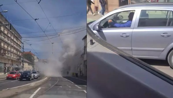 Tak pomógł innemu kierowcy z rozbieganym dieslem