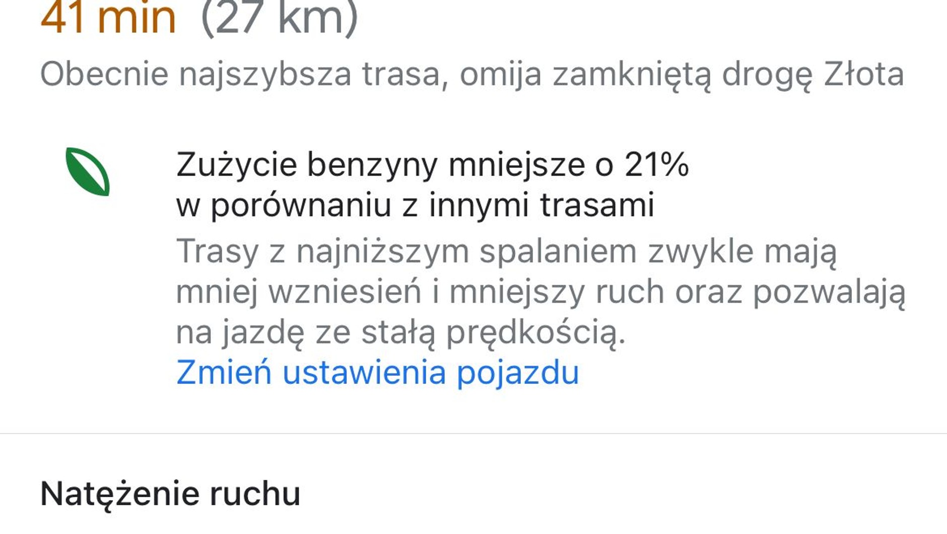 Nawigacja Google Maps (zdjęcie zrzutu ekranowego)