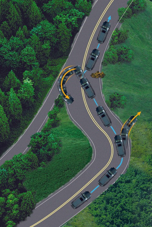 Jak jeździć bezpieczenie - Hamuj zawsze przed zakrętem