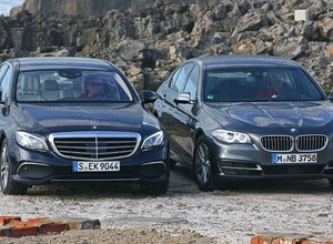 Mercedes klasy E kontra BMW serii 5 - co będzie nową siłą przewodnią?