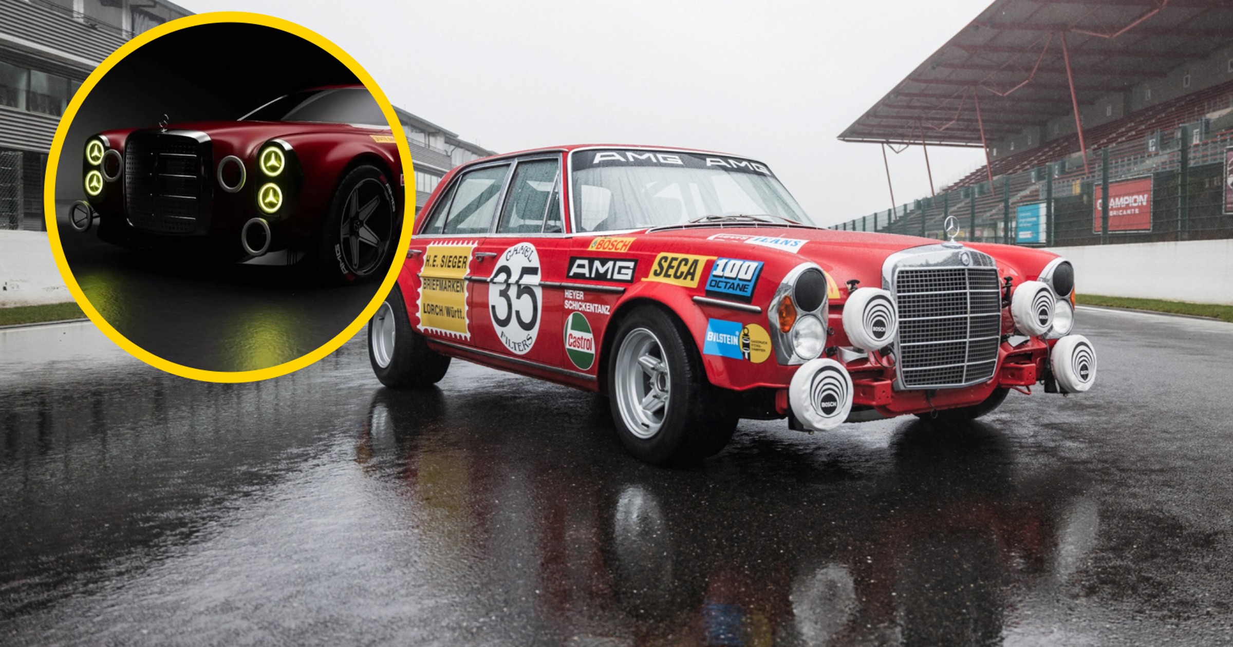 Nowoczesna interpretacja AMG 300 SEL 6.8. "Rote Sau"