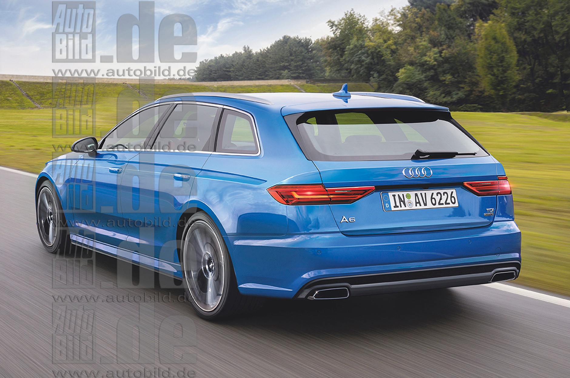 Aud A6 Avant fot. Avarvarii