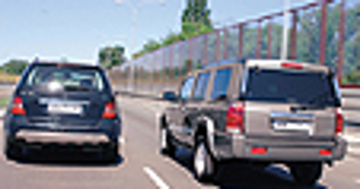 Mercedes ML, Jeep Commander - Różne wizje klasy   SUV
