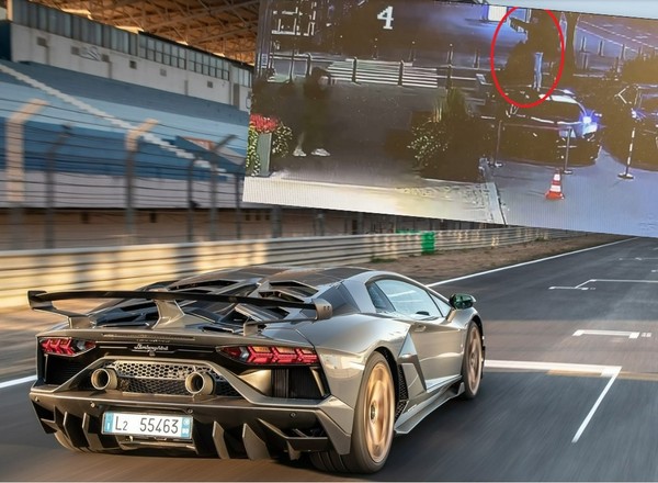Wszedł na dach Lamborghini za blisko 3,5 mln zł. Właściciel szuka wandala