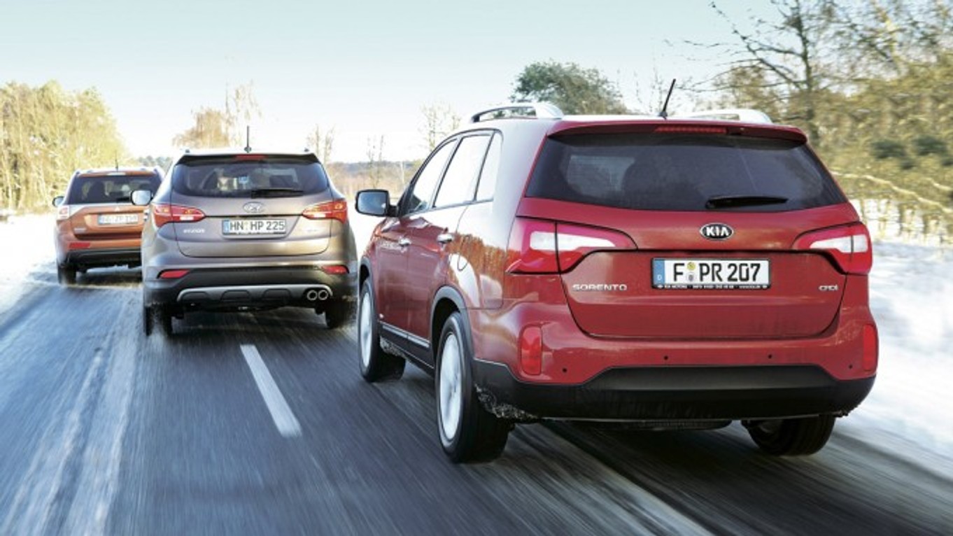 Mitsubishi Outlander kontra Kia Sorento i Hyundai Santa Fe: luksusowe diesle z napędem 4x4