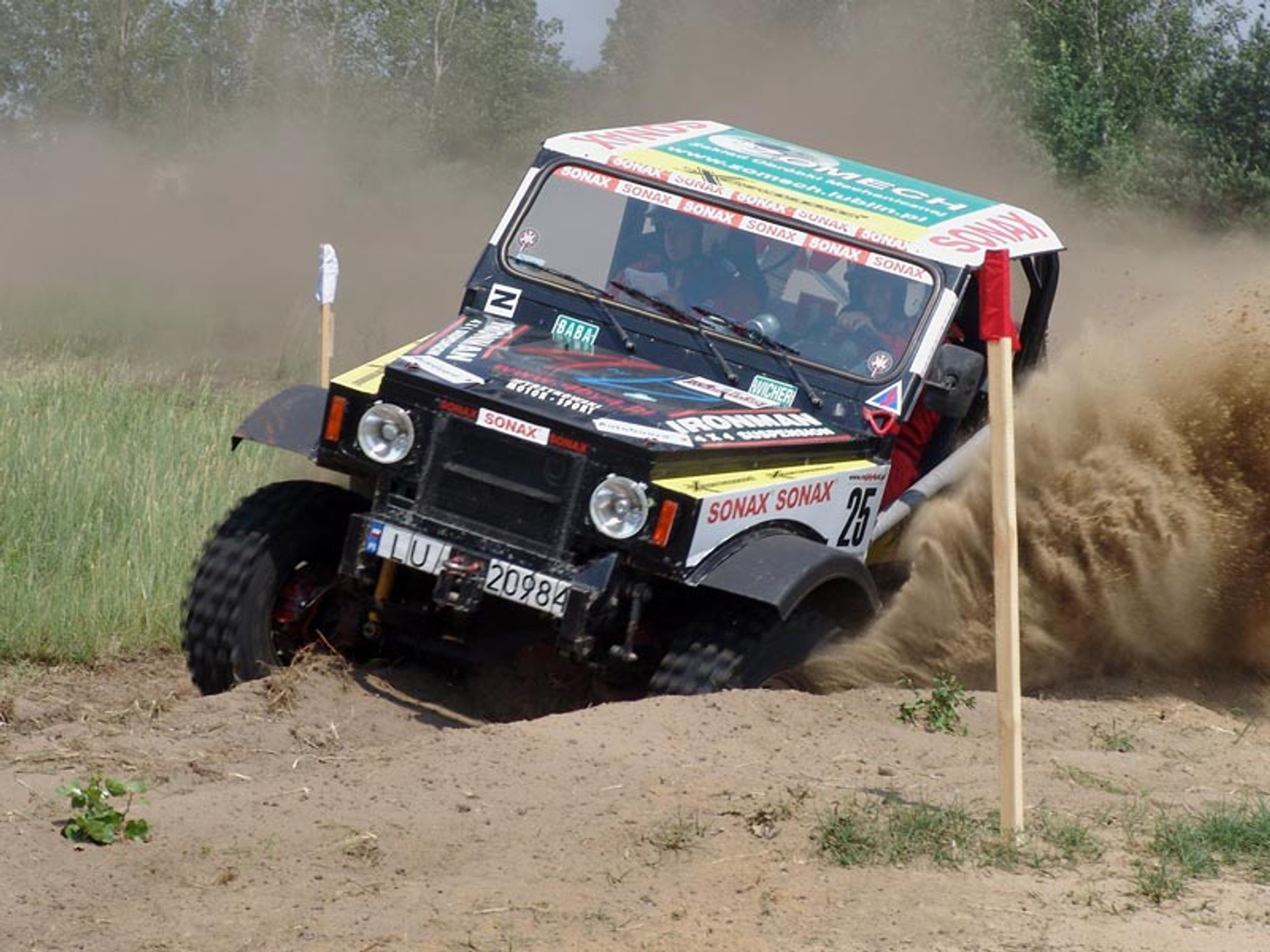 Polskie Safari 2007: w upale i piasku (fotogaleria)