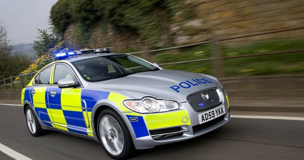 Policyjny Jaguar XF