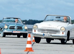 Wartburg Sport kontra Borgward Isabella Cabrio - wyprzedzić bez doganiania