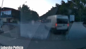 Nagranie z incydentu na granicy w Świecku. Kierowca kampera uciekł z miejsca kontroli