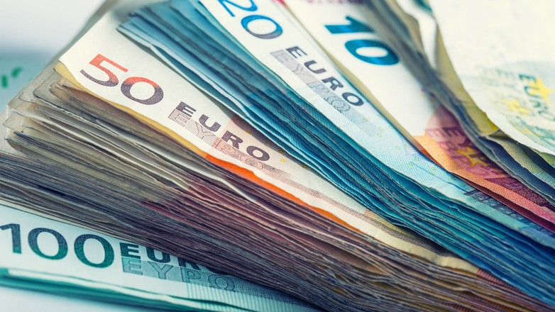 euro, banknoty, pieniądze