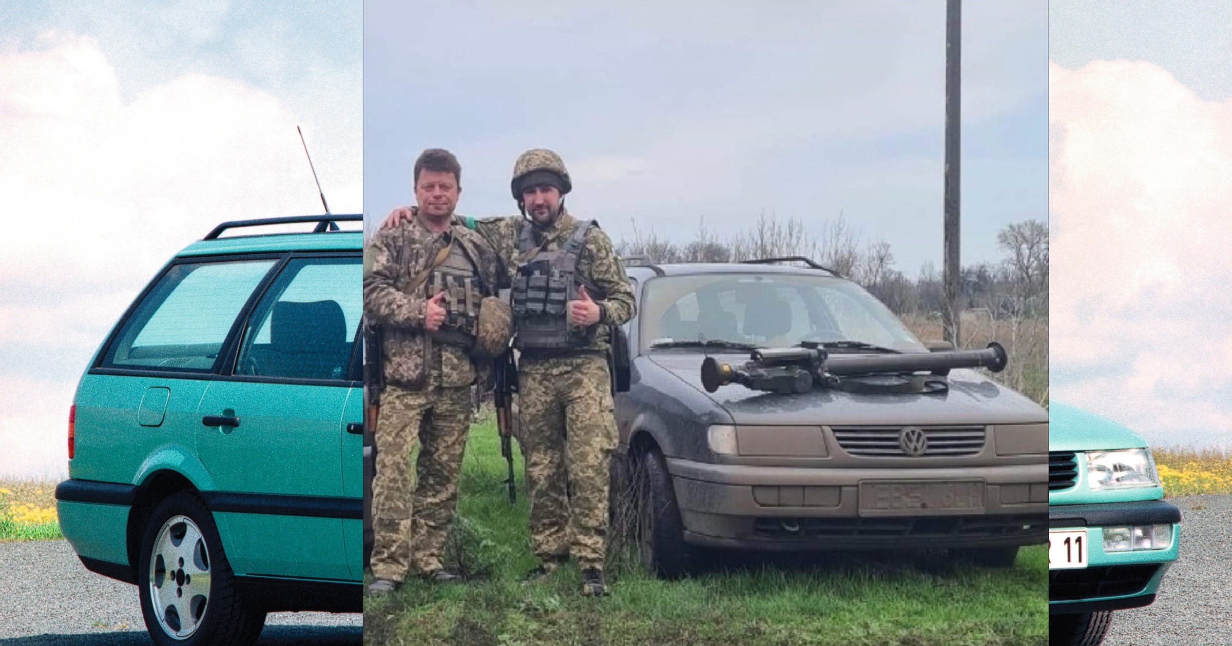 Leciwy Passat z Bełchatowa pomaga na froncie w Ukrainie