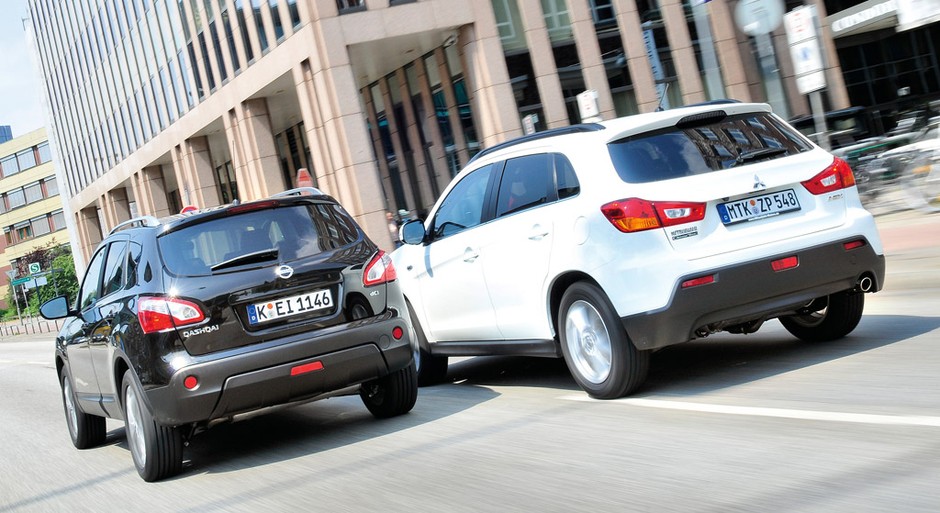 Mitsubishi ASX kontra Nissan Qashqai: crossovery gotowe na podbój miejskiej dżungli