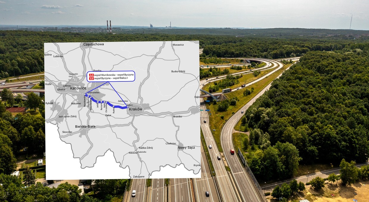 Autostrada A4 Kraków-Katowice zostanie poszerzona. Zbliża się koniec koncesji