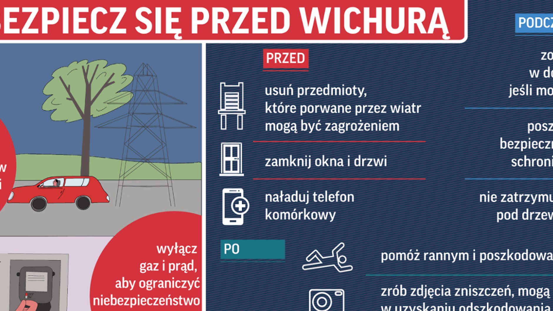Jak zabezpieczyć się przed wichurą