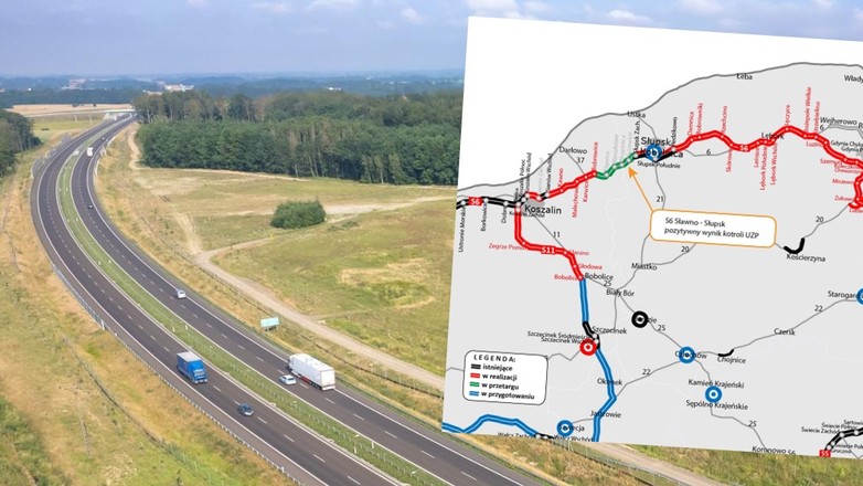 Jeszcze w listopadzie br. Generalna Dyrekcja Dróg Krajowych i Autostrad (GDDKiA) zamierza podpisać umowę na realizację drogi S6 Sławno — Słupsk