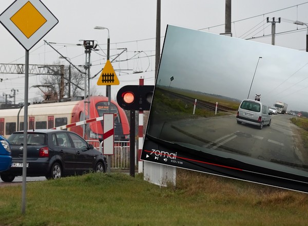 Zaoszczędził trzy minuty. Może zapłacić kilka tys. mandatu [WIDEO]