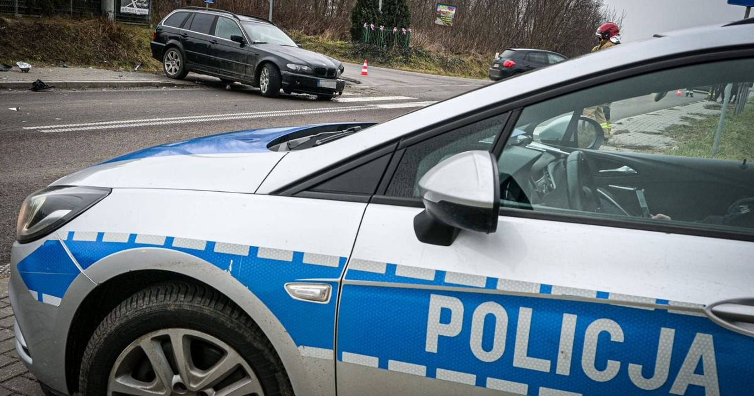Zderzenie dwóch samochodów w Bystrzycy. Cztery osoby ranne