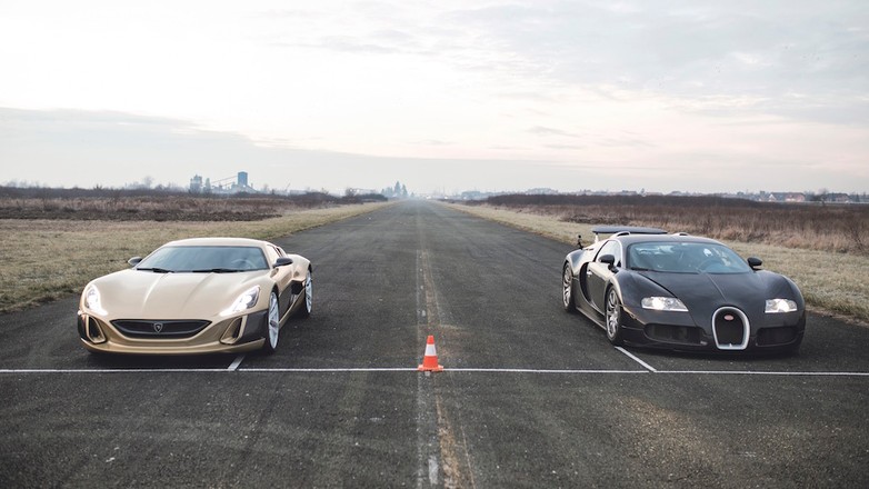 Bugatti kontra Rimac