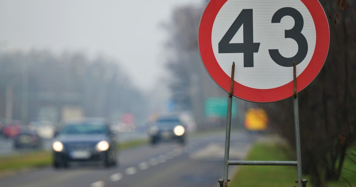 Ograniczenie do 43 km/h — akcja policji