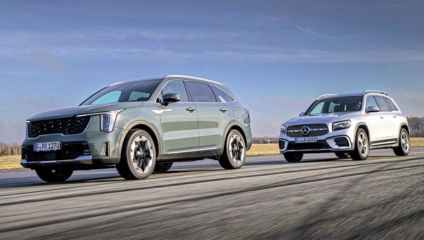 Dwa Wielkie SUVy z Dieslem: Kia Mercedes