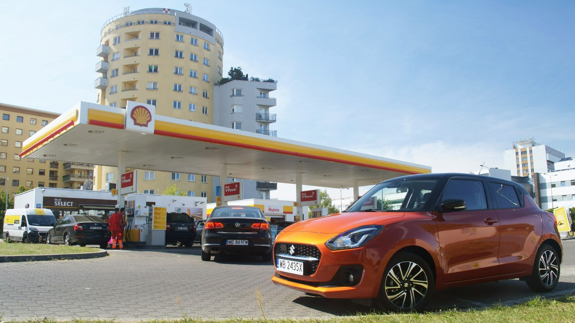 Kanapki na stacji Shell