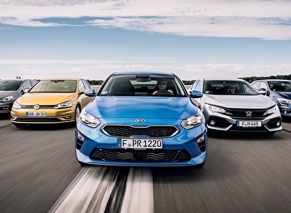 Kia Ceed kontra Renault Megane,Honda Civic,Volkswagen Golf i Opel Astra - który model będzie lepszym wyborem?
