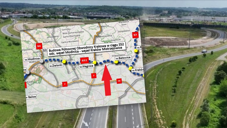 Część Północnej Obwodnicy Krakowa będzie gotowa we wrześniu, ale zaczeka do 2024 r.