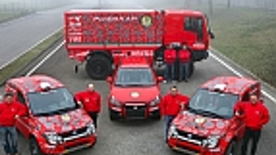 Panda Cross na trasie rajdu "Dakar 2007"