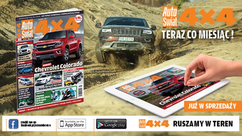 Nowy 1/2014 Auto Świat 4x4 już w sprzedaży i na tabletach