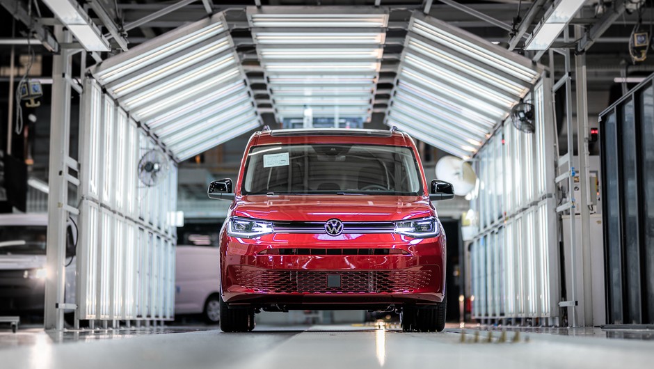 Volkswagen Caddy w fabryce w Poznaniu
