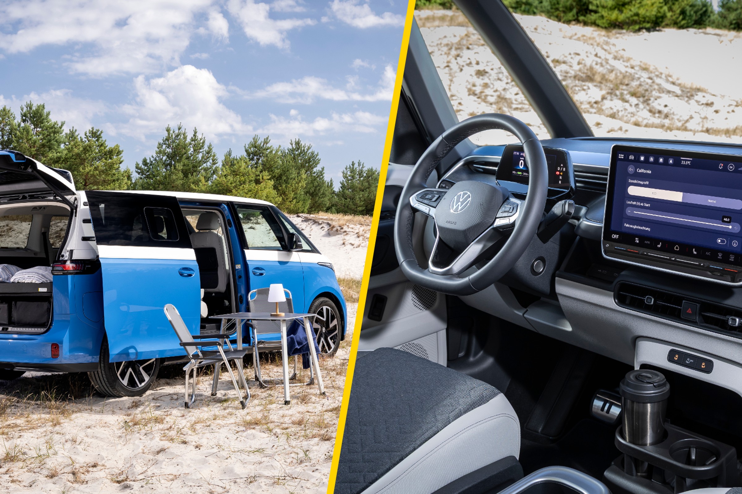 Volkswagen podpiął kultowy model do gniazdka. Oto California Cruise z literami ID.