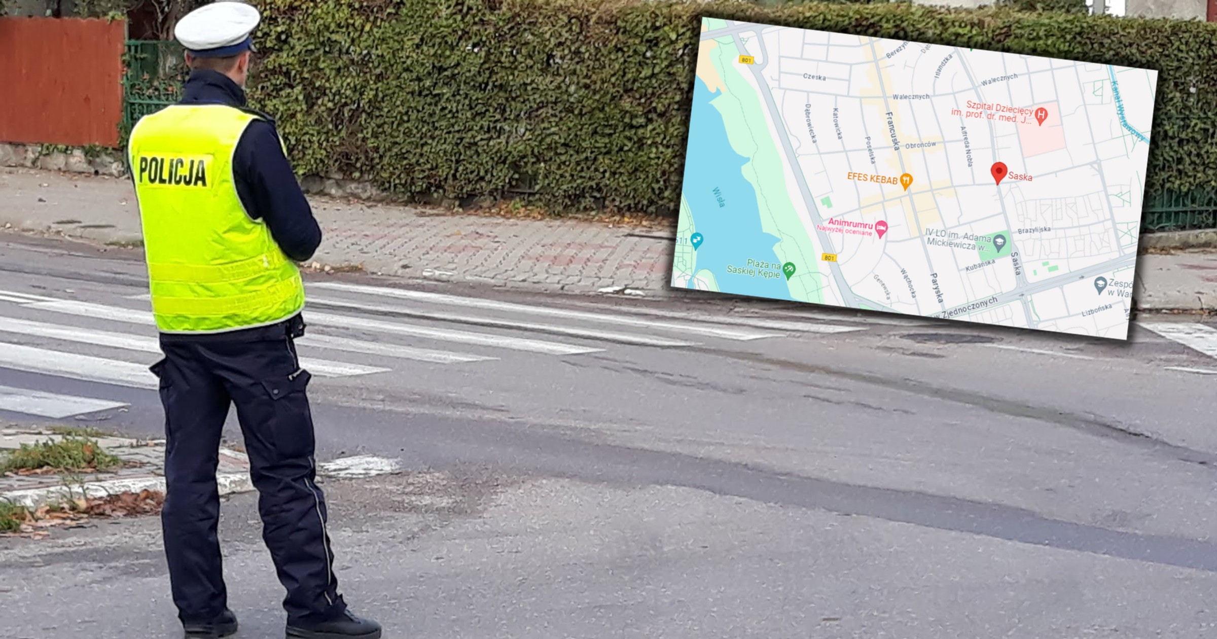 Nie wiadomo, kto kierował (Screen: Google Maps)