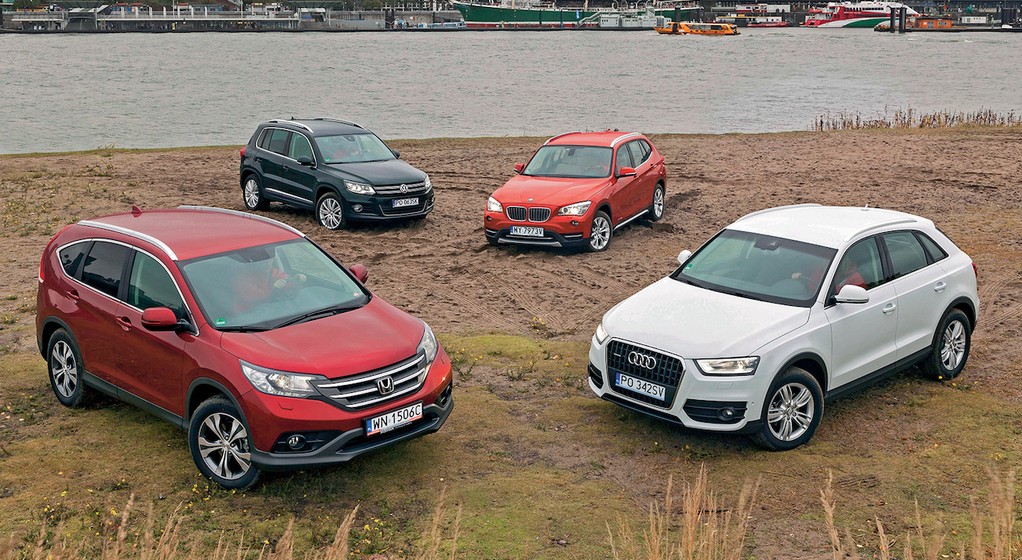Porównanie: Audi Q3, BMW X1, Honda CR-V i Volkswagen Tiguan