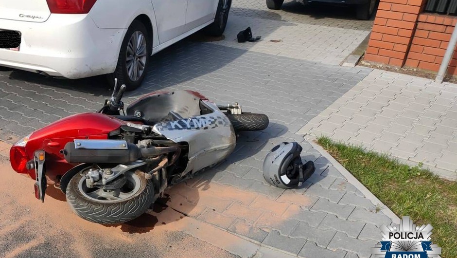 Obraz pochodzący z serwisu https://mazowiecka.policja.gov.pl/wra/aktualnosci/99544,Wypadek-z-udzialem-motorowerzysty.html