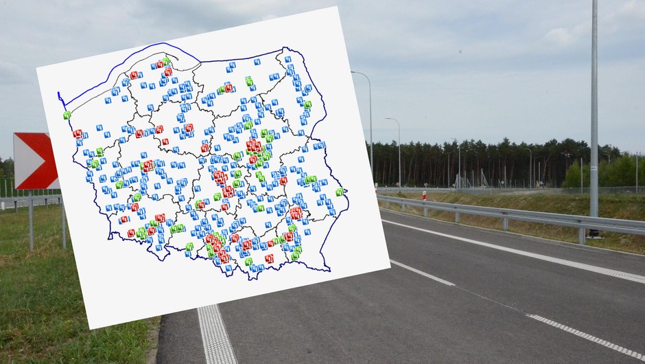 Odcinkowe pomiary prędkości i fotoradary w Polsce, wrzesień 2024 r.