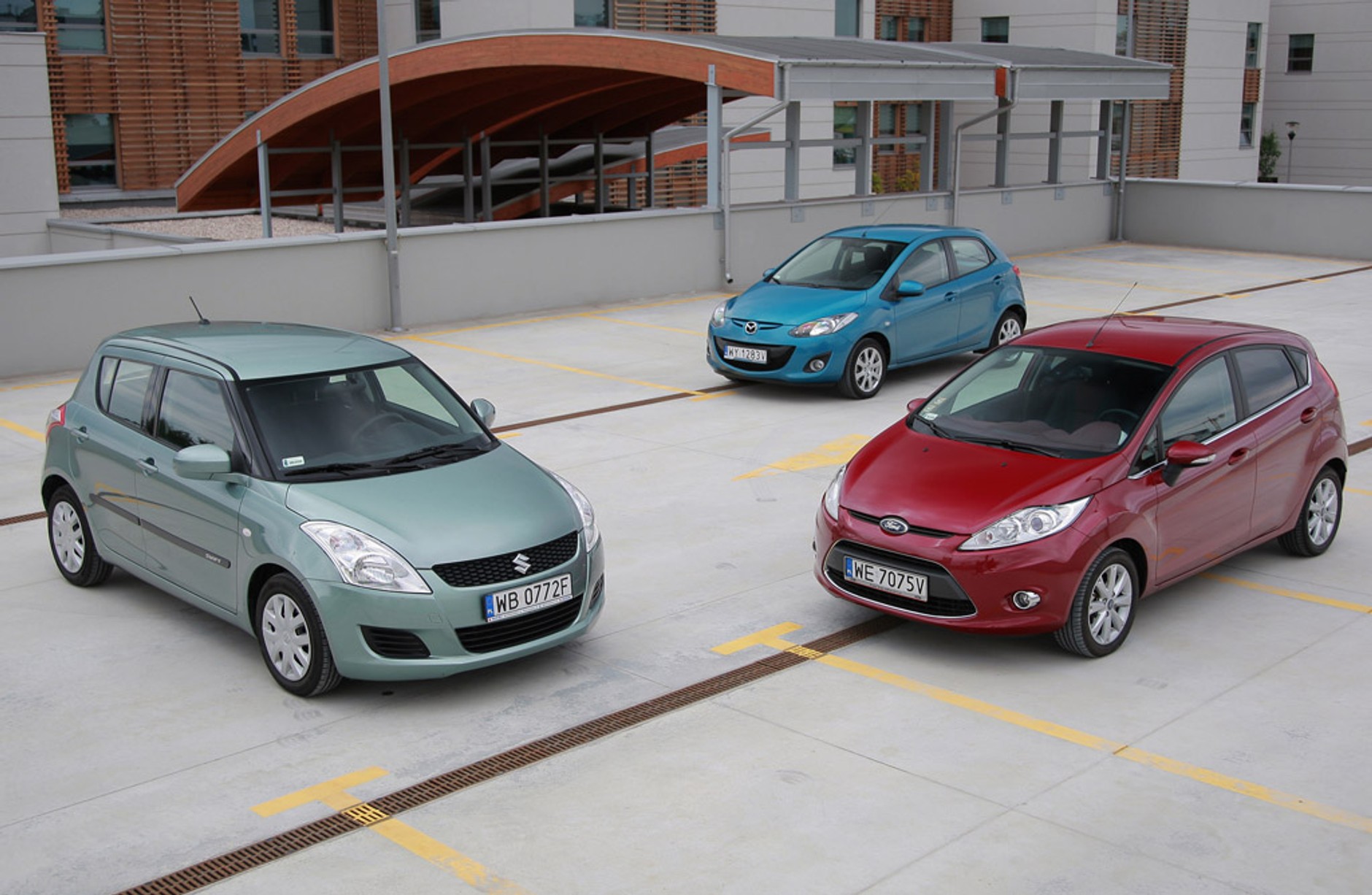 Ford Fiesta kontra Suzuki Swift i Mazda 2: automatyczni przyjaciele miasta