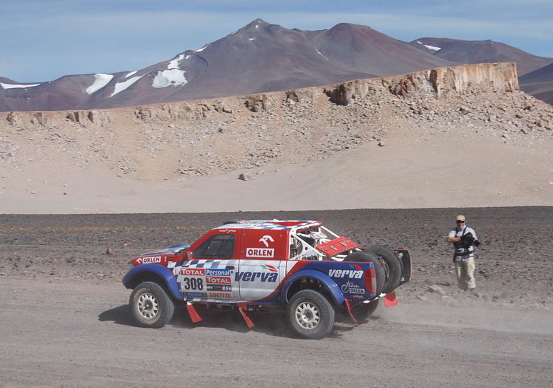 Rajd Dakar 2010: Przygoński 8. (8. etap na żywo, klasyfikacja, foto - Willy Weyens)