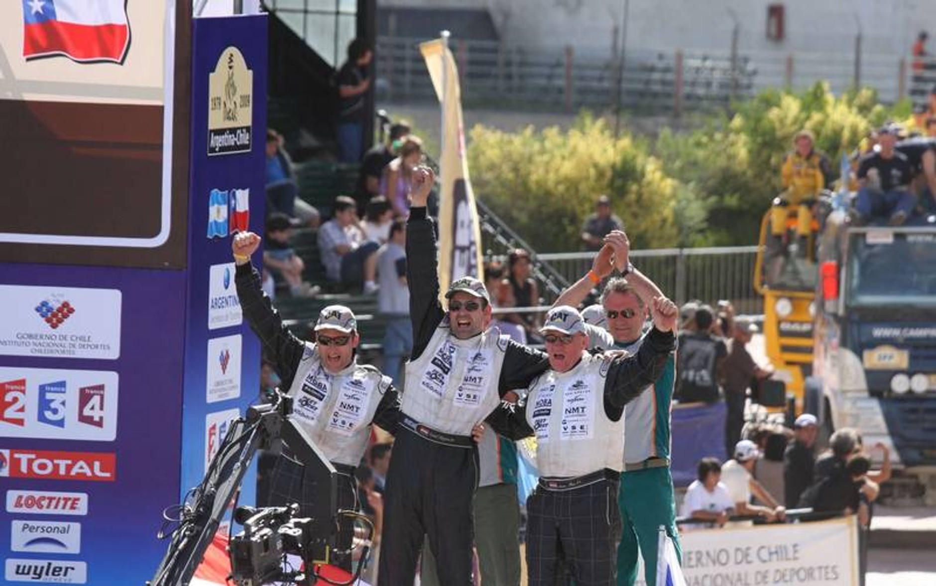 Rajd Dakar 2009: radość na mecie (fotogaleria 3.)
