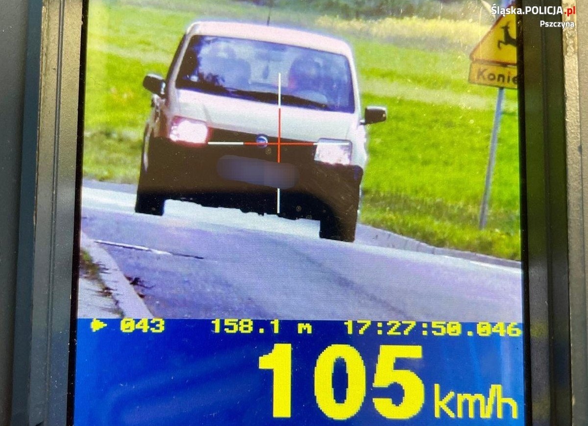 Przekroczenie prędkości (Studzienice; kwiecień 2024 r.)