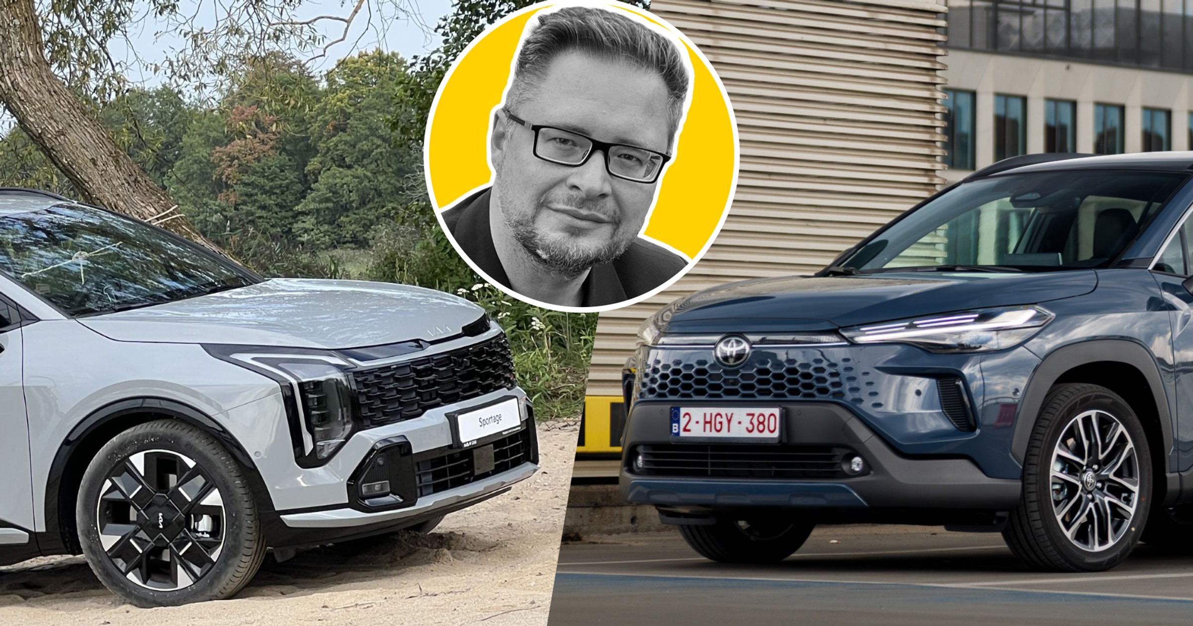 Kia Sportage (po lewej) i Toyota Corolla Cross