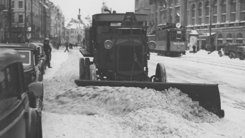 Tak kiedyś utrzymywano drogi zimą