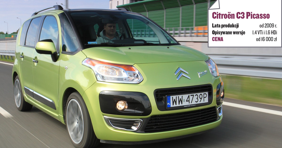 Citroën C3 Picasso - mały van to małe wydatki