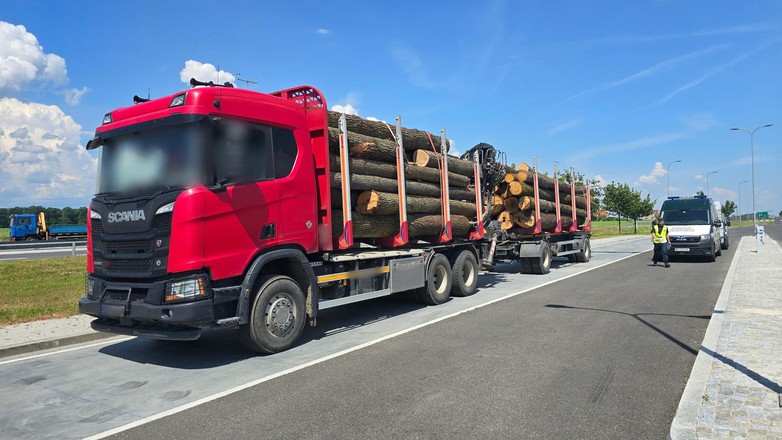 Transport o masie 57 ton