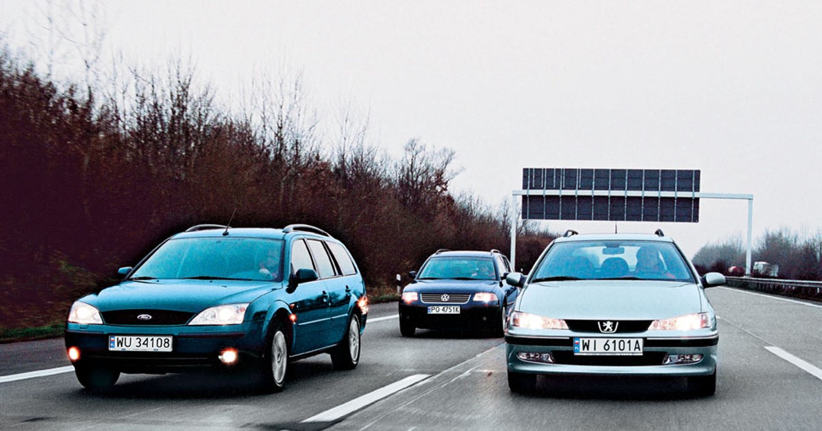 Przyjemność nie tylko dla kierowcy  -  Ford Mondeo 2.0 TDCi kontra Peugeot 406 2.2 HDI i Volkswagen Passat 1.9 TDI