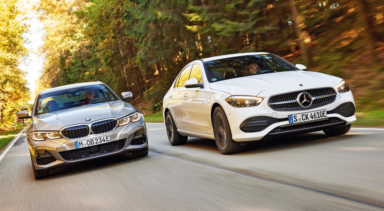 BMW 330e kontra Mercedes C 300 e — czy warto kupić hybrydę zamiast elektryka?